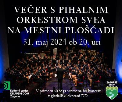Večer s pihalnim orkestrom svea,31.5.2024